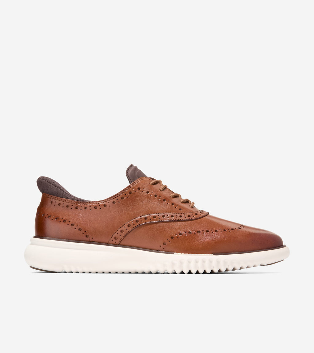 Men's 2 Wingtip Quick-On Oxfords